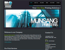 Tablet Screenshot of munsangprinters.com